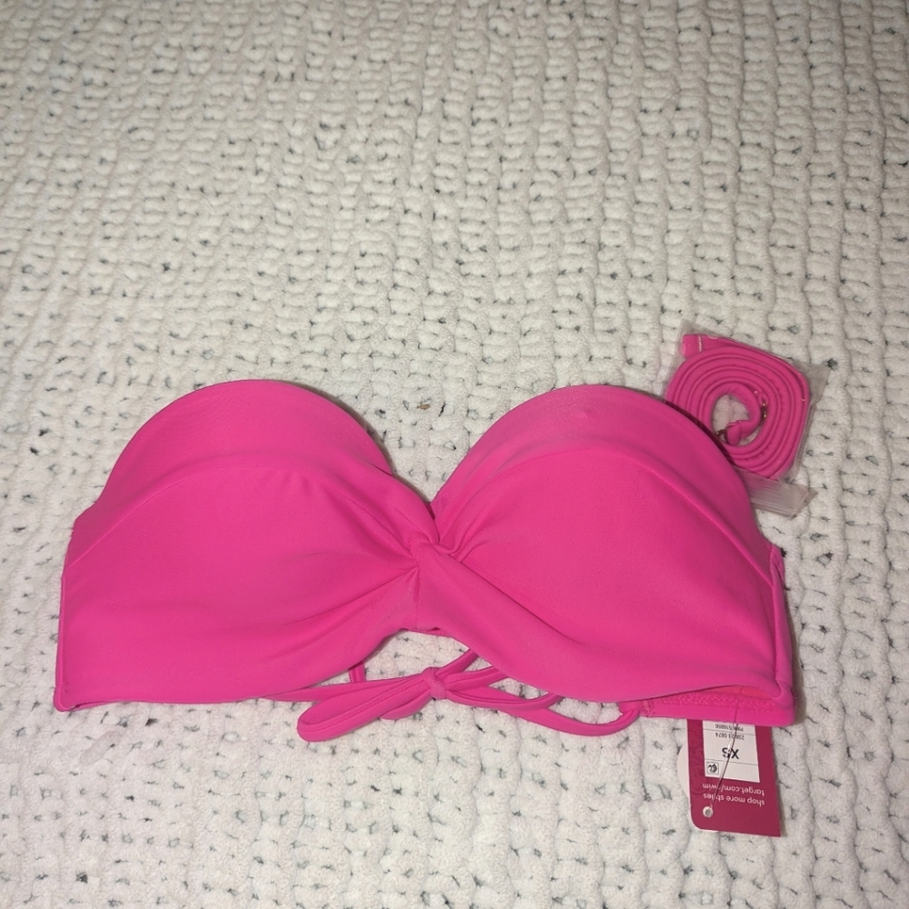 Nwt xhilaration Pink Bikini Top Xs